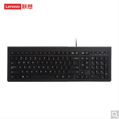 联想（lenovo）键盘 有线键盘 M120K有线超薄键盘